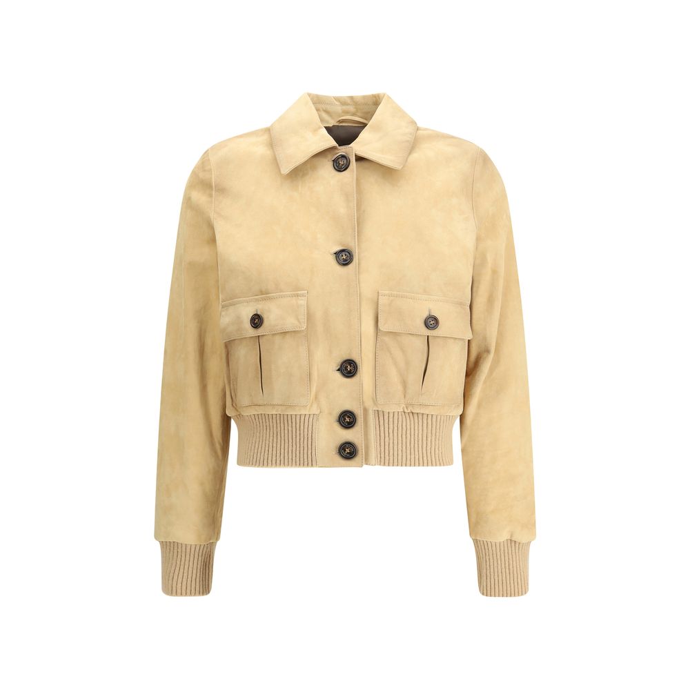 Valstar Beige Wildlederjacke